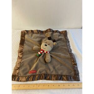 Carters reindeer 1st Christmas blankie os 15x15”